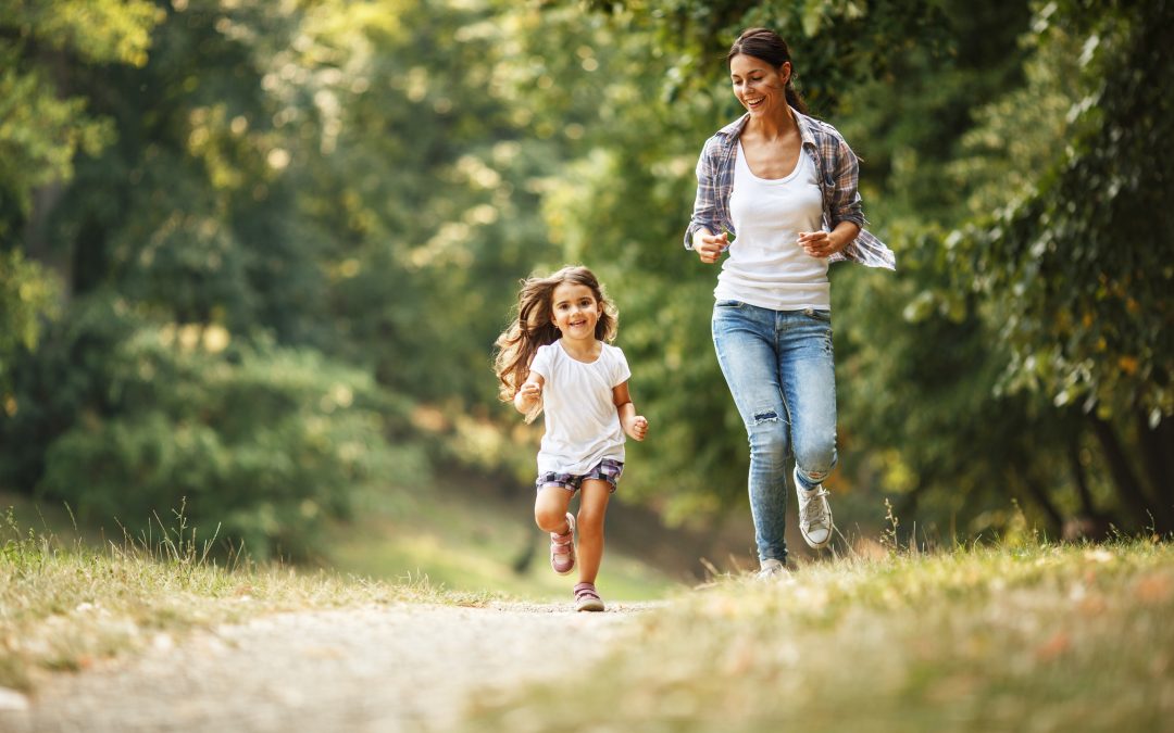Mother and daughter running | Healthcare Coverage